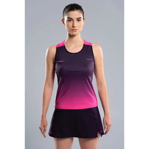 Camiseta Tirantes Mujer PRO Blackberry Rose Degraded