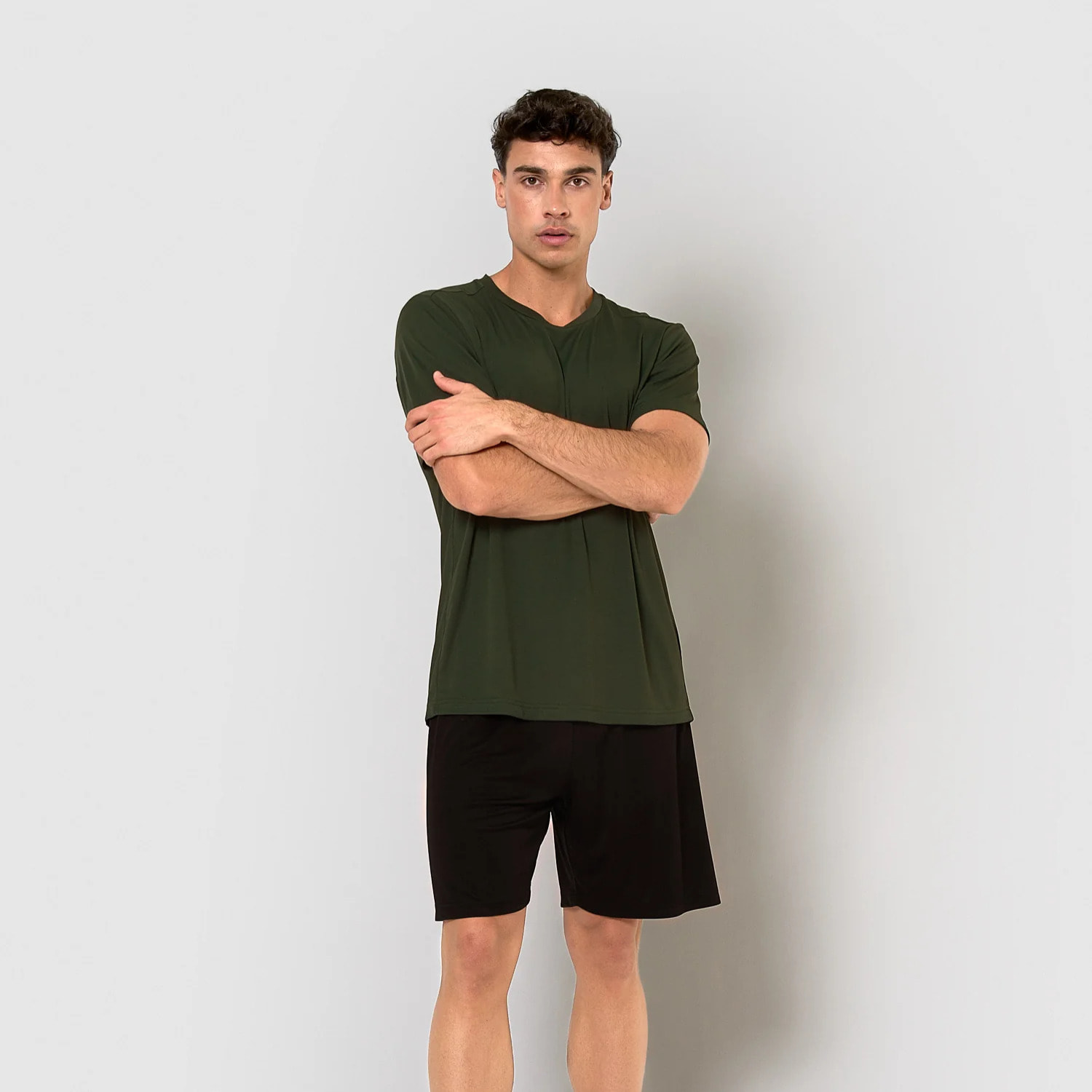 Camiseta deportiva técnica hombre lisa