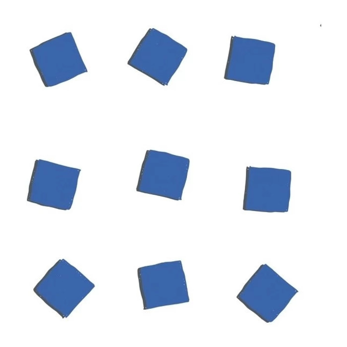 Rideau de douche Polyester THIKA 180x200cm QUALITE PREMIUM Bleu - Anneaux inclus MSV