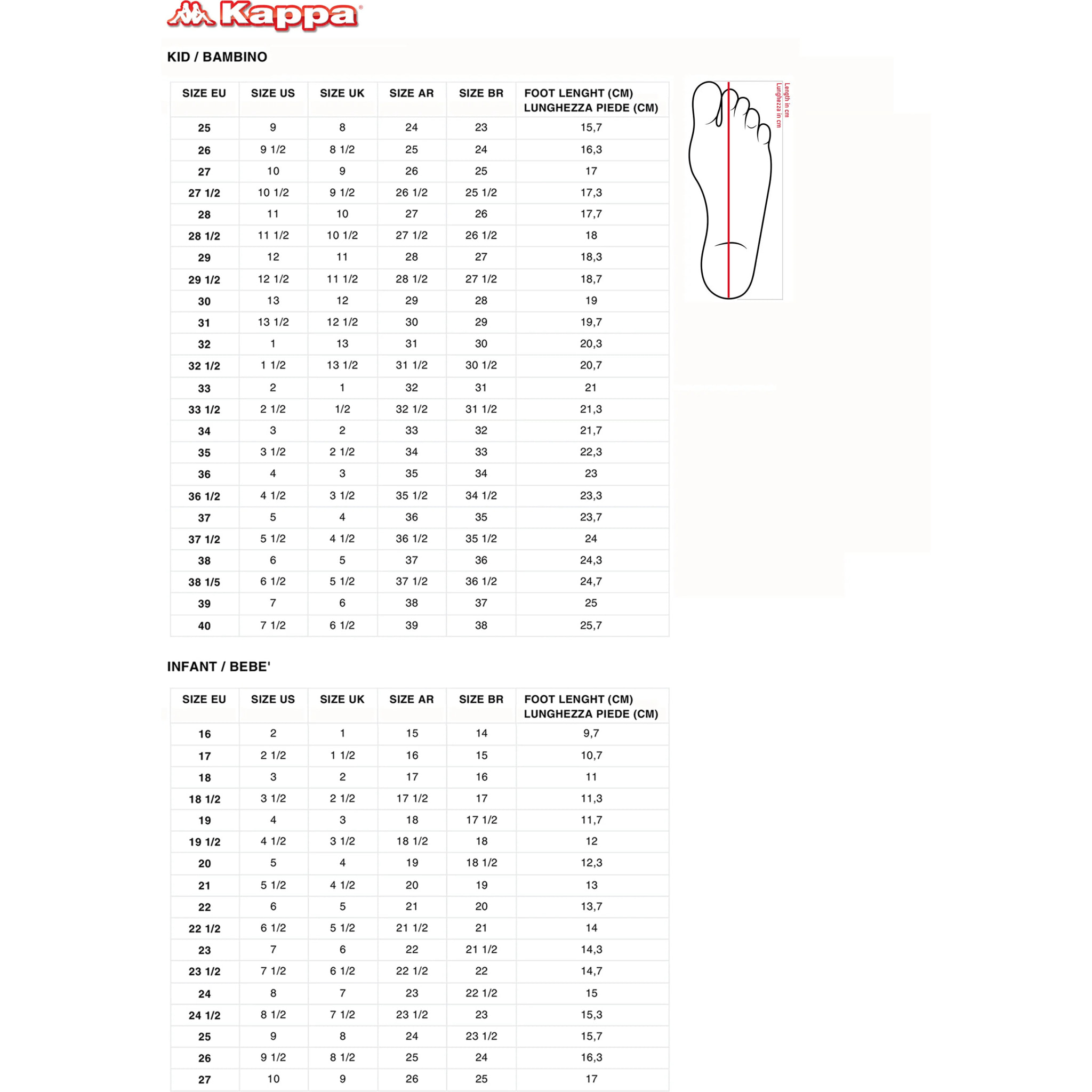 Stivaletti Kappa Bambino/a Logo Monsi Md Ev Kid Nero