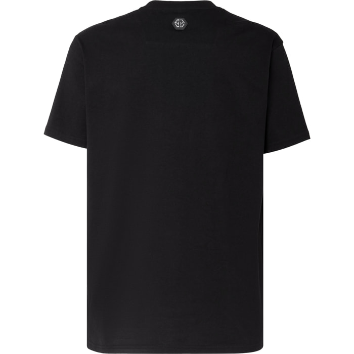 PHILIPP PLEIN T-Shirt Round Neck SKULL AND PLEIN