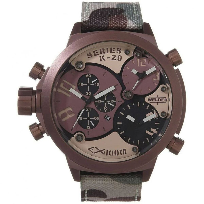 Reloj Welder K29-8005 Hombre Analogico Cuarzo con Correa de Tela