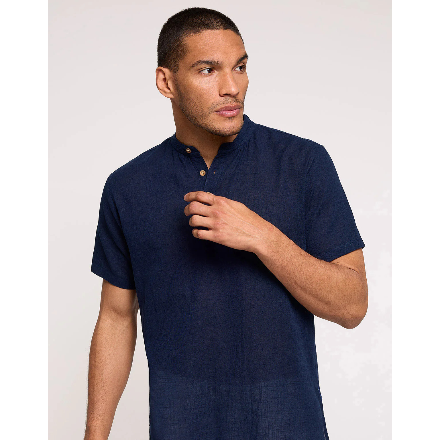 Camiseta Manga Corta Azul Marino - Frankie