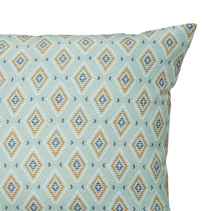 Housse de coussin d extérieur "Lilio" vert céladon 30x50cm