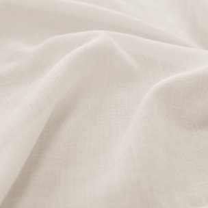 Tissu en étamine unie non feu M1 - Naturel