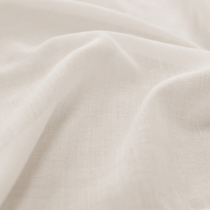 Tissu en étamine unie non feu M1 - Naturel