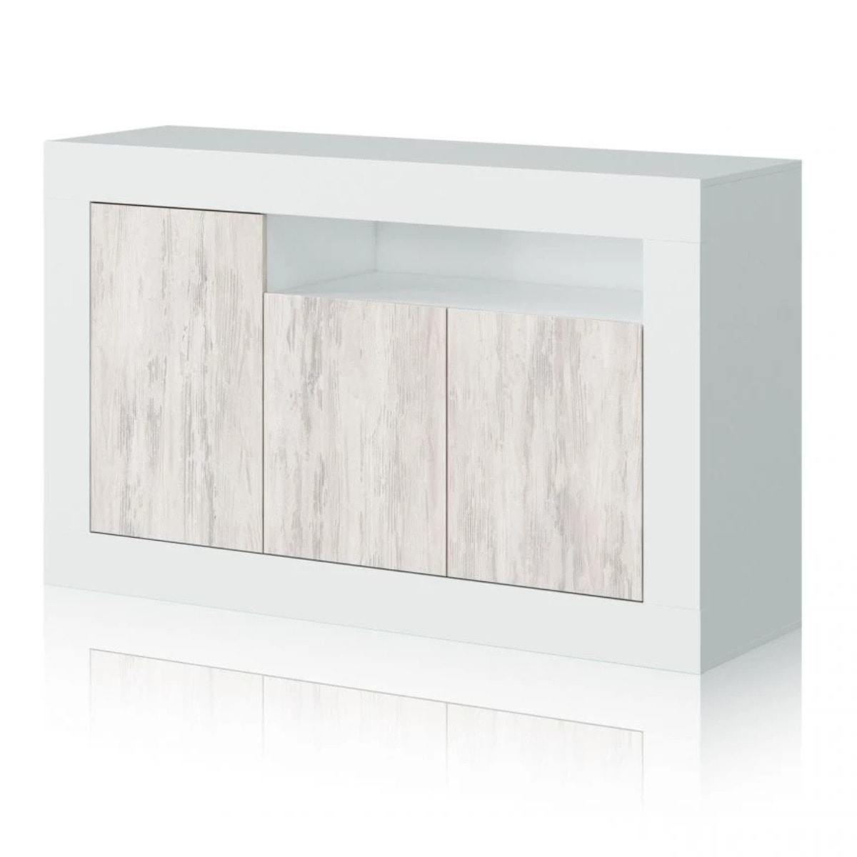 Aparador Gian Blanco Artik (Blanco Mate) – Blanco Velho