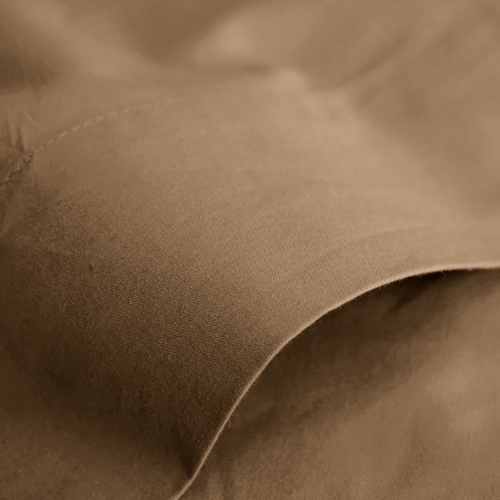 Drap plat "Prémium" - Couleur Taupe