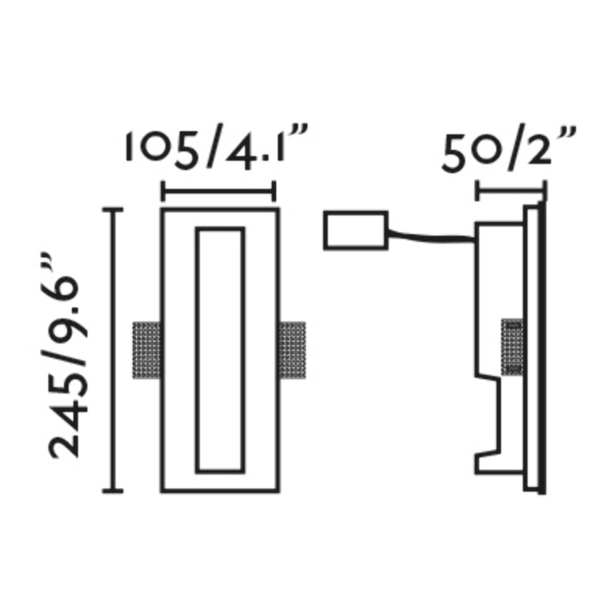 PLAS RCT Empotrable blanco 2700K