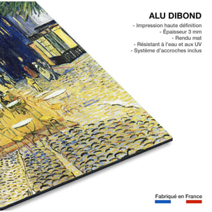 Tableau célèbre Le Café Arles par Vincent van Gogh Tableau alu Dibond