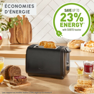 Grille-pain MOULINEX LT5S08E0 Subito Noir
