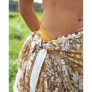Pareo Multiposición con Estampado Floral
