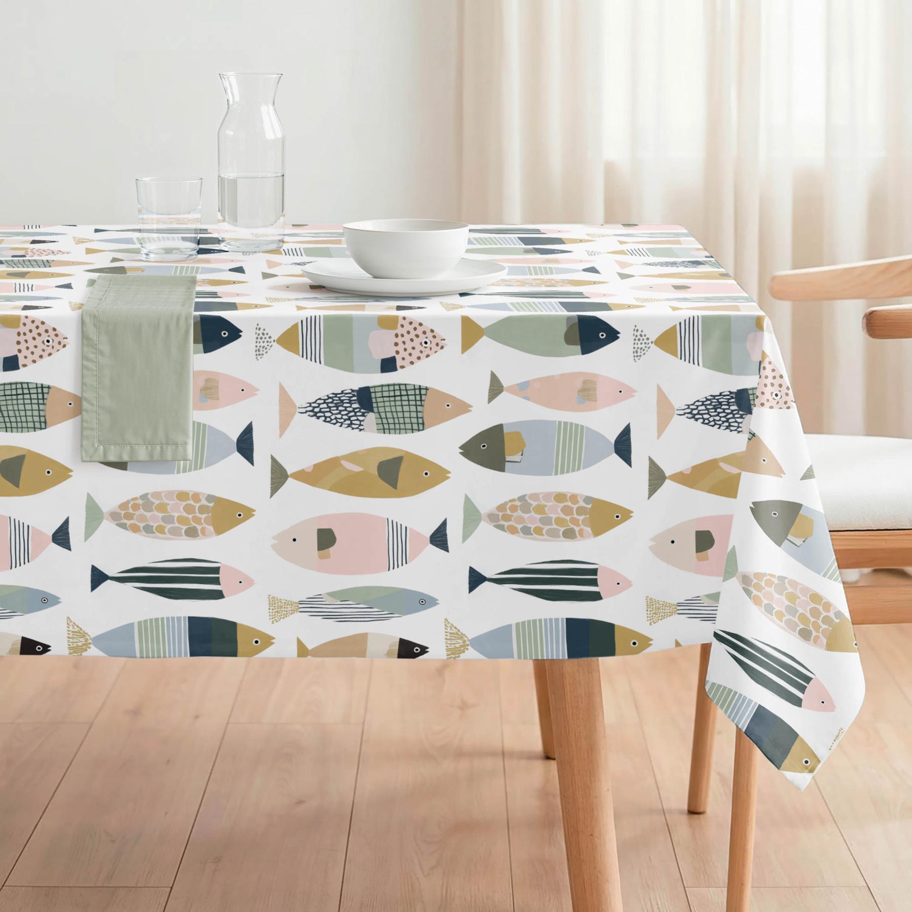 Nappe anti-taches NEMO MULTICOLORE - enduite