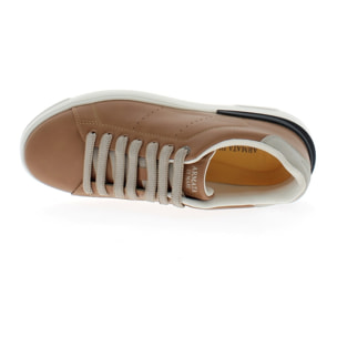 Armata di Mare Scarpe Uomo Court Sneakers Stringate con Soletta Rimovibile in Memory Foam AMU S25D739 Cognac