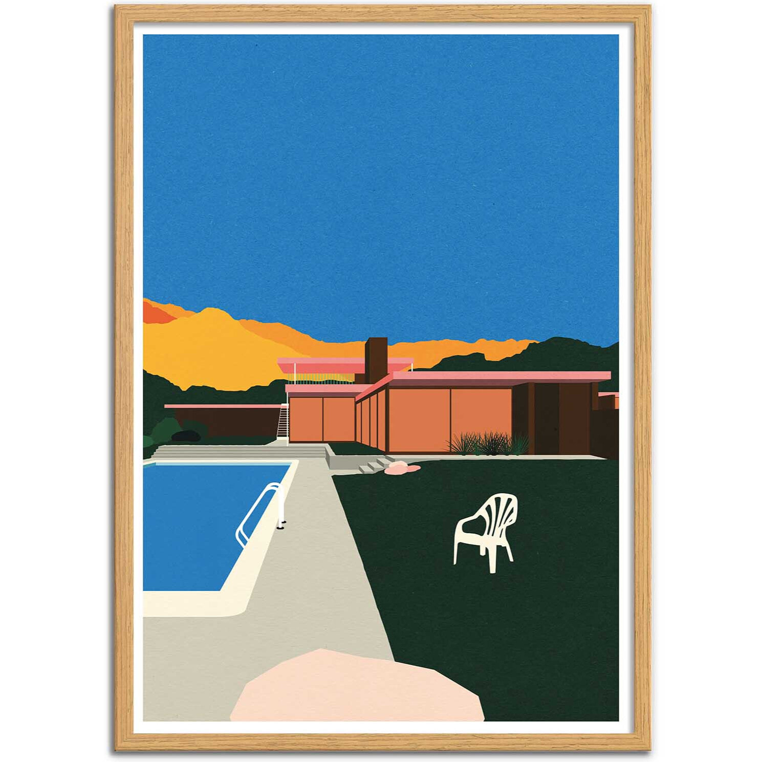 Affiche - Kaufmann Desert House Poolside - Rosi Feist