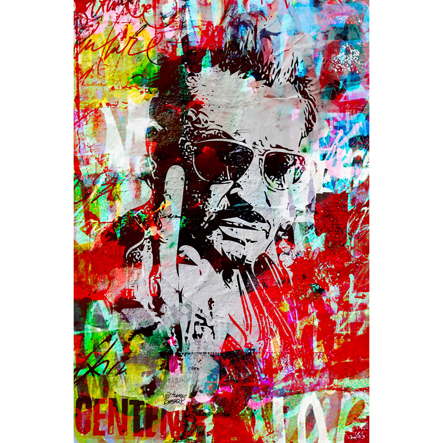Tableau johnny street  Toile imprimée