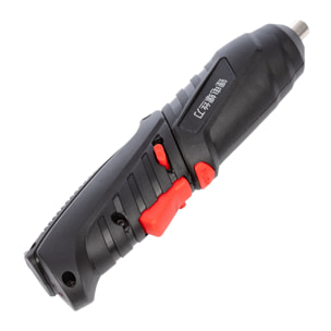 Destornillador eléctrico inalámbrico 3,5 NM y 3.6V, con caja de herramientas de 47 accesorios.