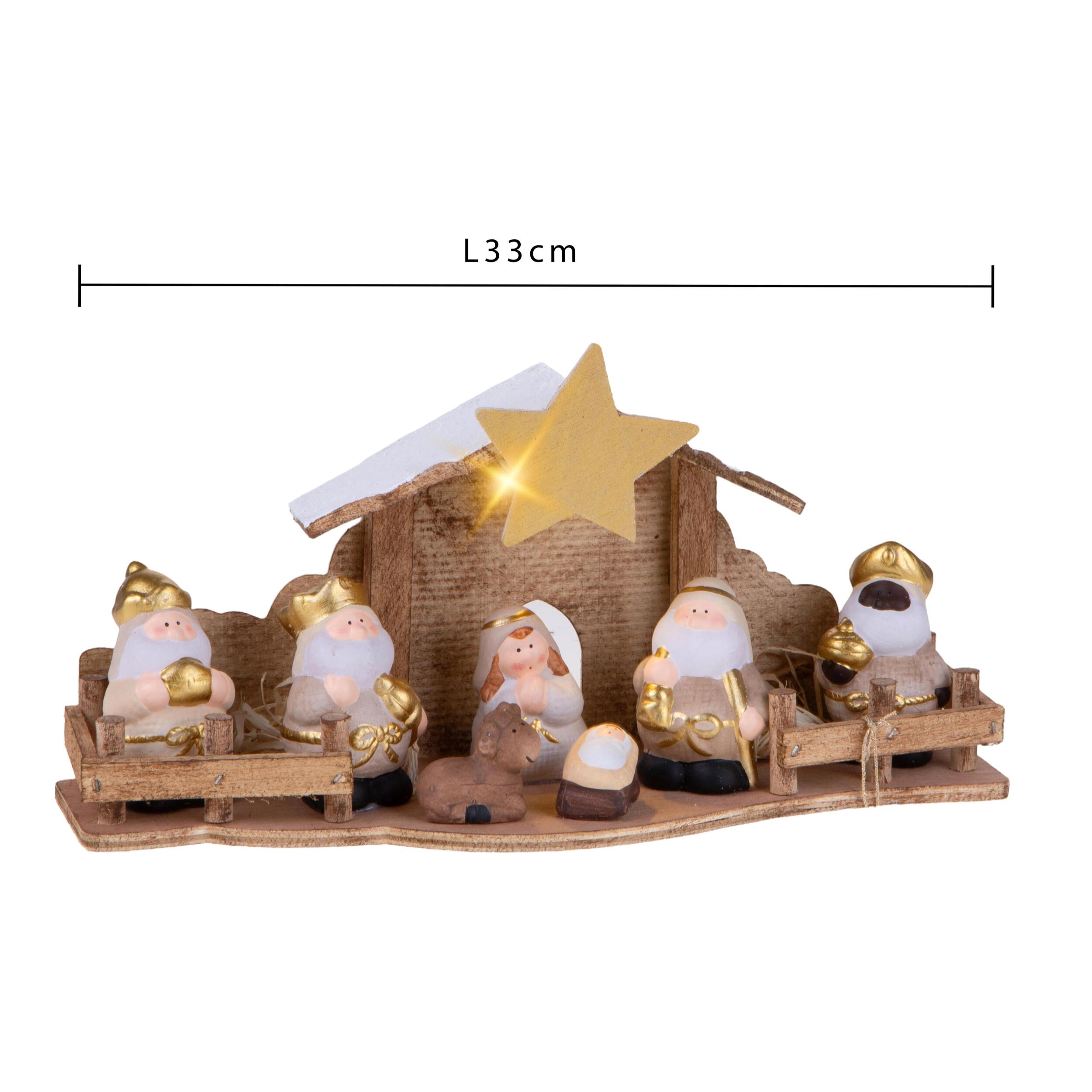 Nativita - Pezzi 2 - 33xH16x10,5cm - Bianchi Dino SpA