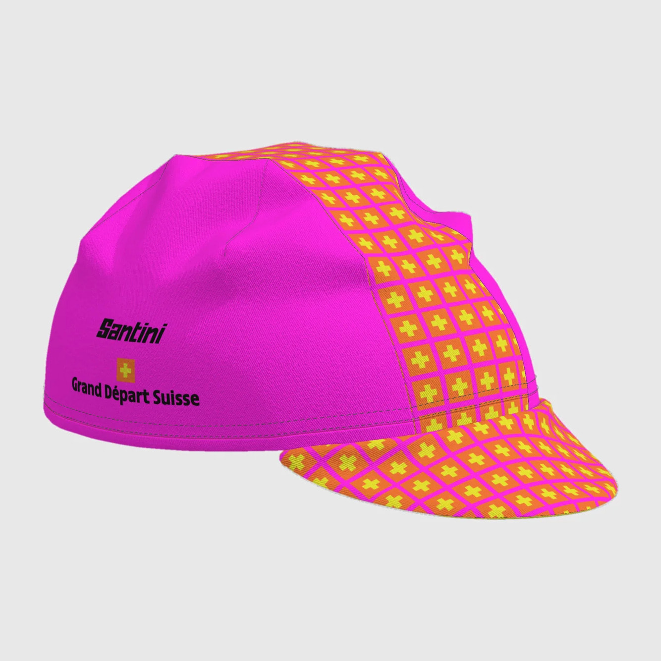 Tour De France Femmes Avec Zwift Grand Départ Suisse Casquette - Fuchsia