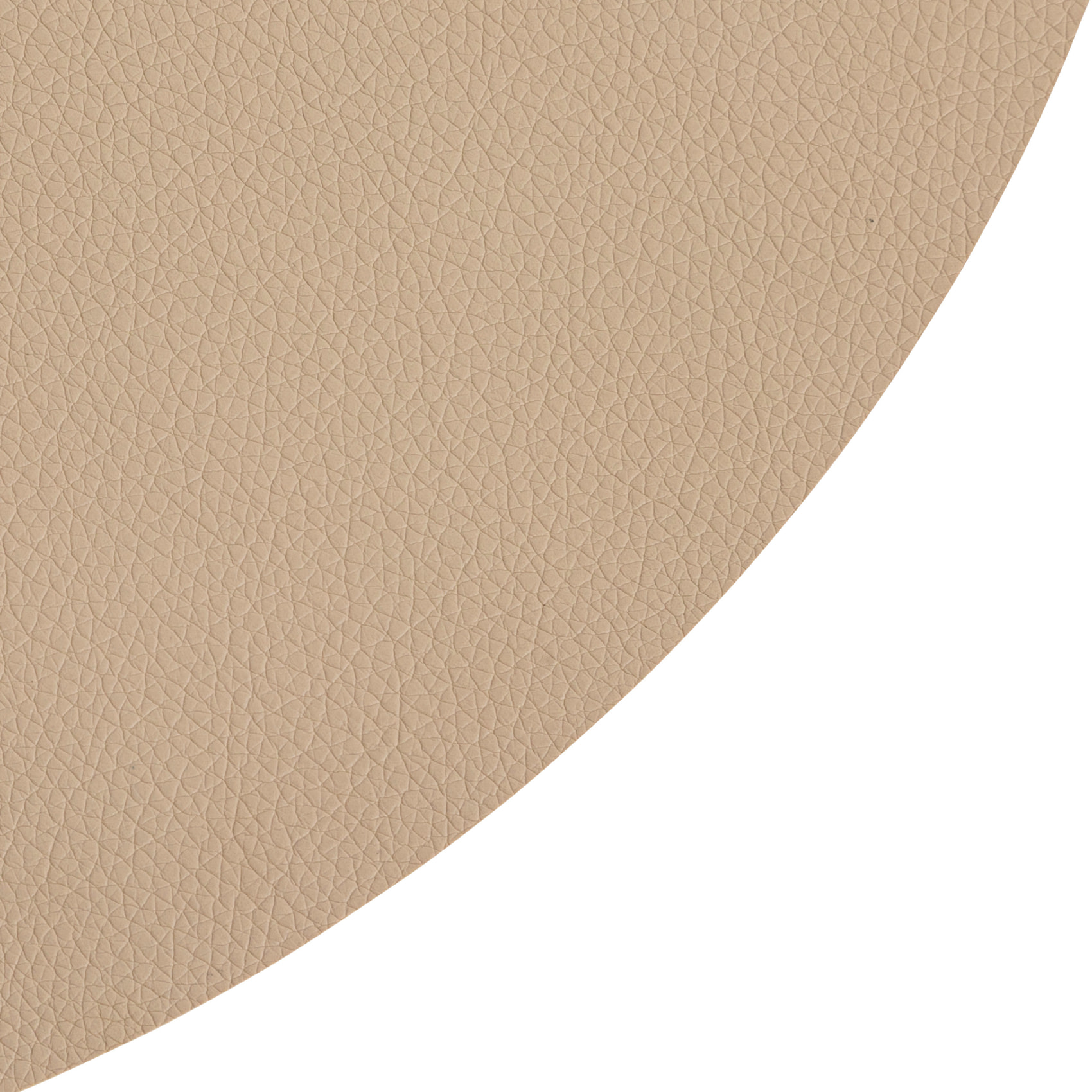 Set de table rond uni - Beige