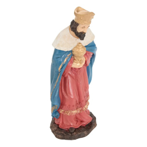 Lot de 3 santons Maagi en résine H. 20 cm