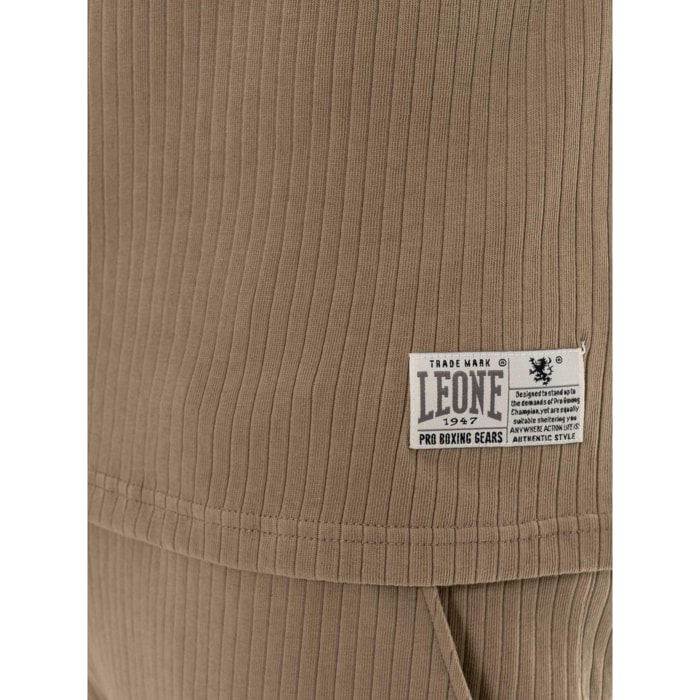 T-shirt smanicata Leone 1947 Apparel in costina. Libertà di movimento.