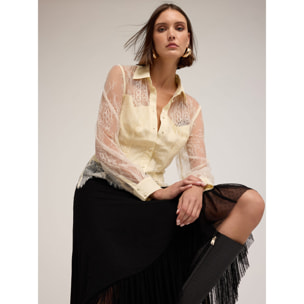 Motivi - Camisa de encaje - Beige