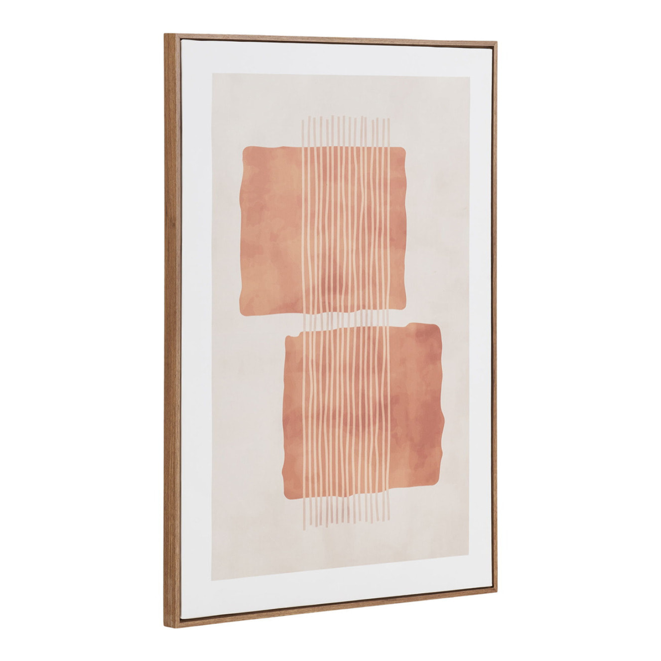 Stampa su tela Mina No.2 — beige e terracotta 50x70 cm