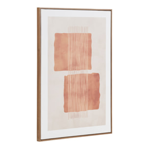 Stampa su tela Mina No.2 — beige e terracotta 50x70 cm