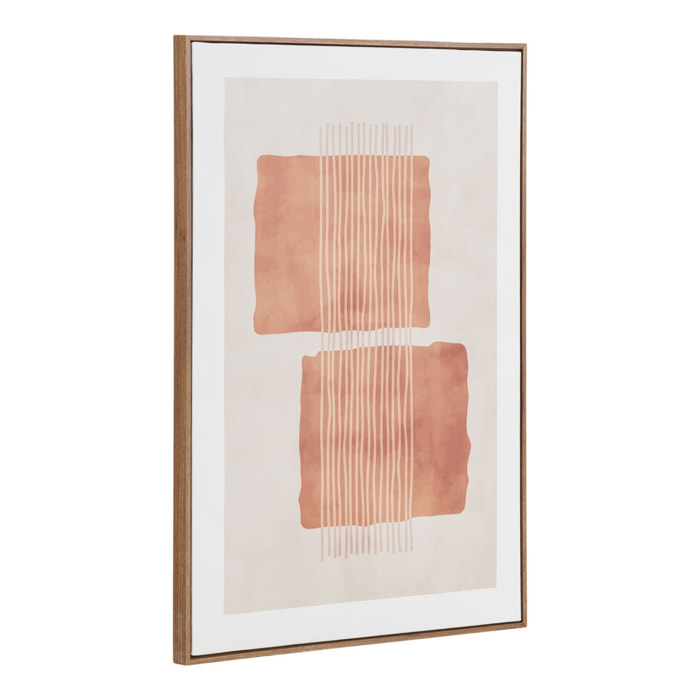 Stampa su tela Mina No.2 — beige e terracotta 50x70 cm