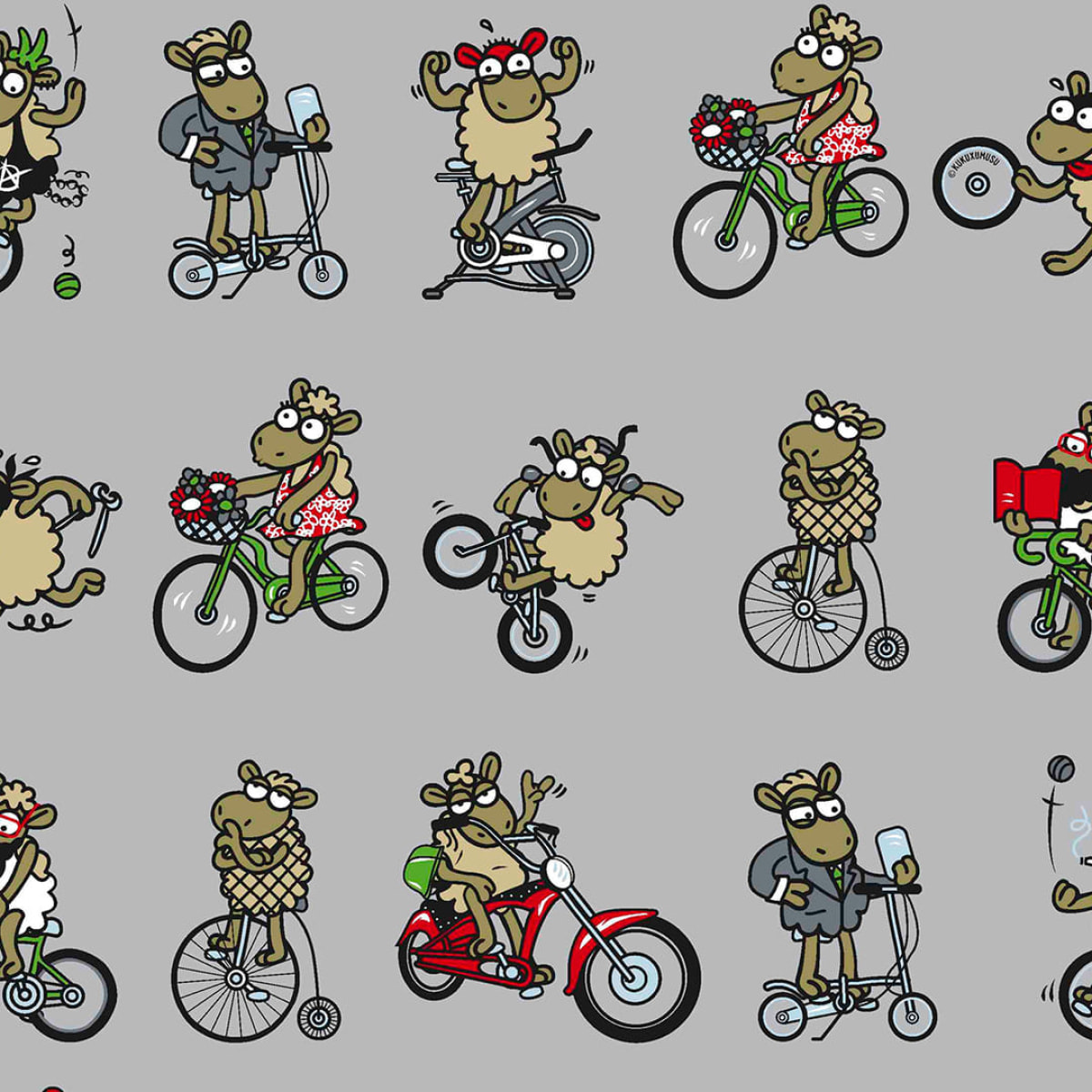 Sábana encimera Kukuxumusu Tribikes