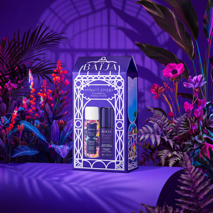 Minuit Chéri - Coffret Mousse Corps Lavante Hydratante 50 ml + Brume Corps & Cheveux Parfumée 40 ml