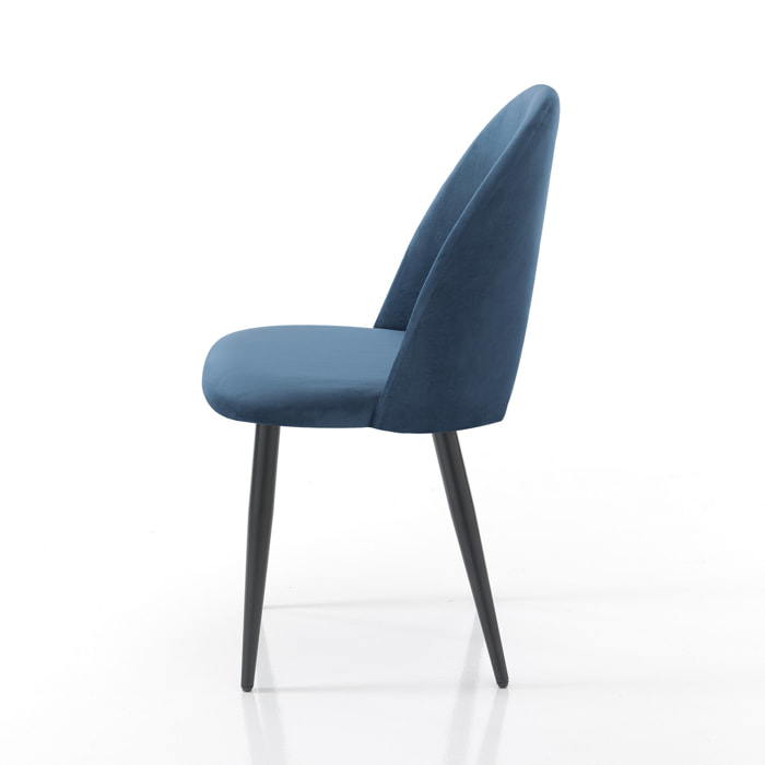 ORESTELUCHETTA Set 4 Sedie BOUNTY BLUE