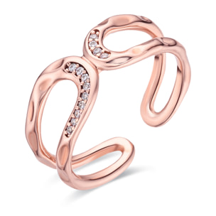 Anillo Resim acabado oro rosa 18k