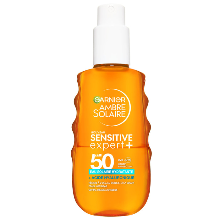Garnier Ambre Solaire Sensitive Expert+ Eau Solaire Hydratante - SPF 50
