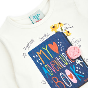 Camiseta punto de bebé niña