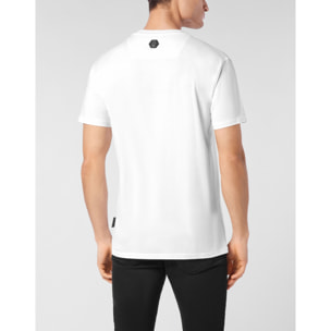 PHILIPP PLEIN Camiseta de cuello redondo y manga corta HEXAGON
