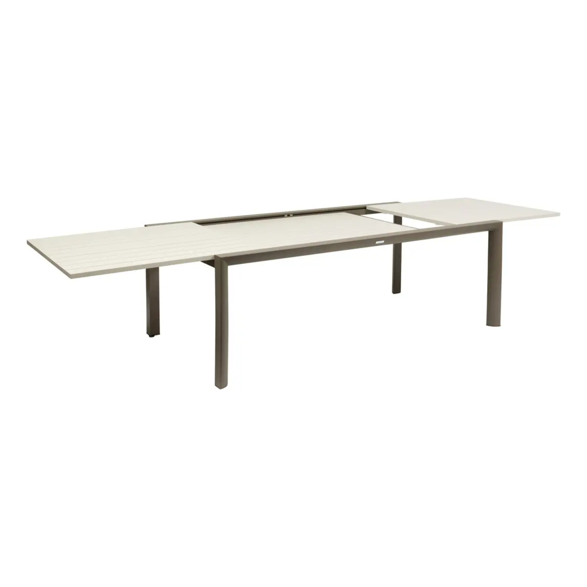 Table de jardin 12 places Luzane extensible argile