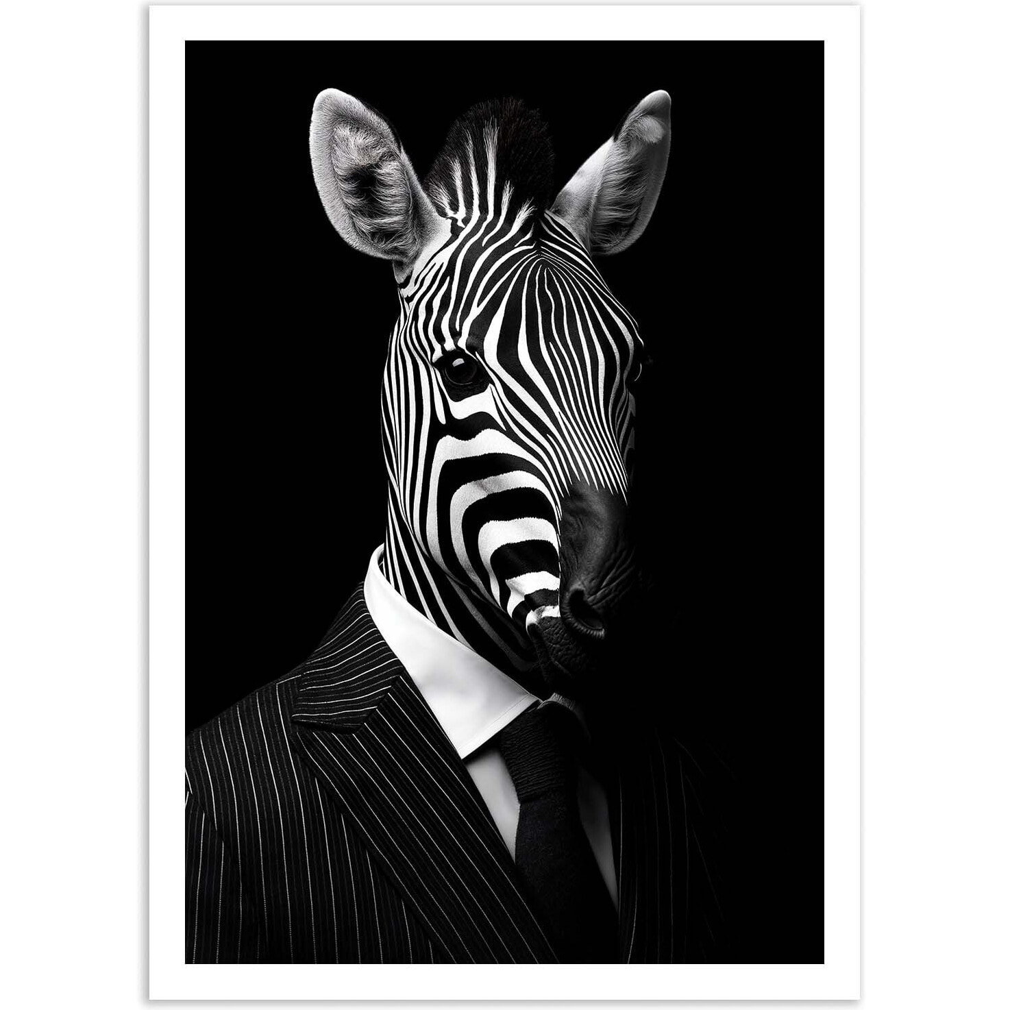 Affiche - Zebra Wild Suits - Philippe Hugonnard