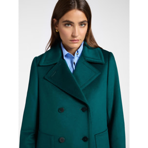 Elena Mirò - Abrigo cruzado - Verde