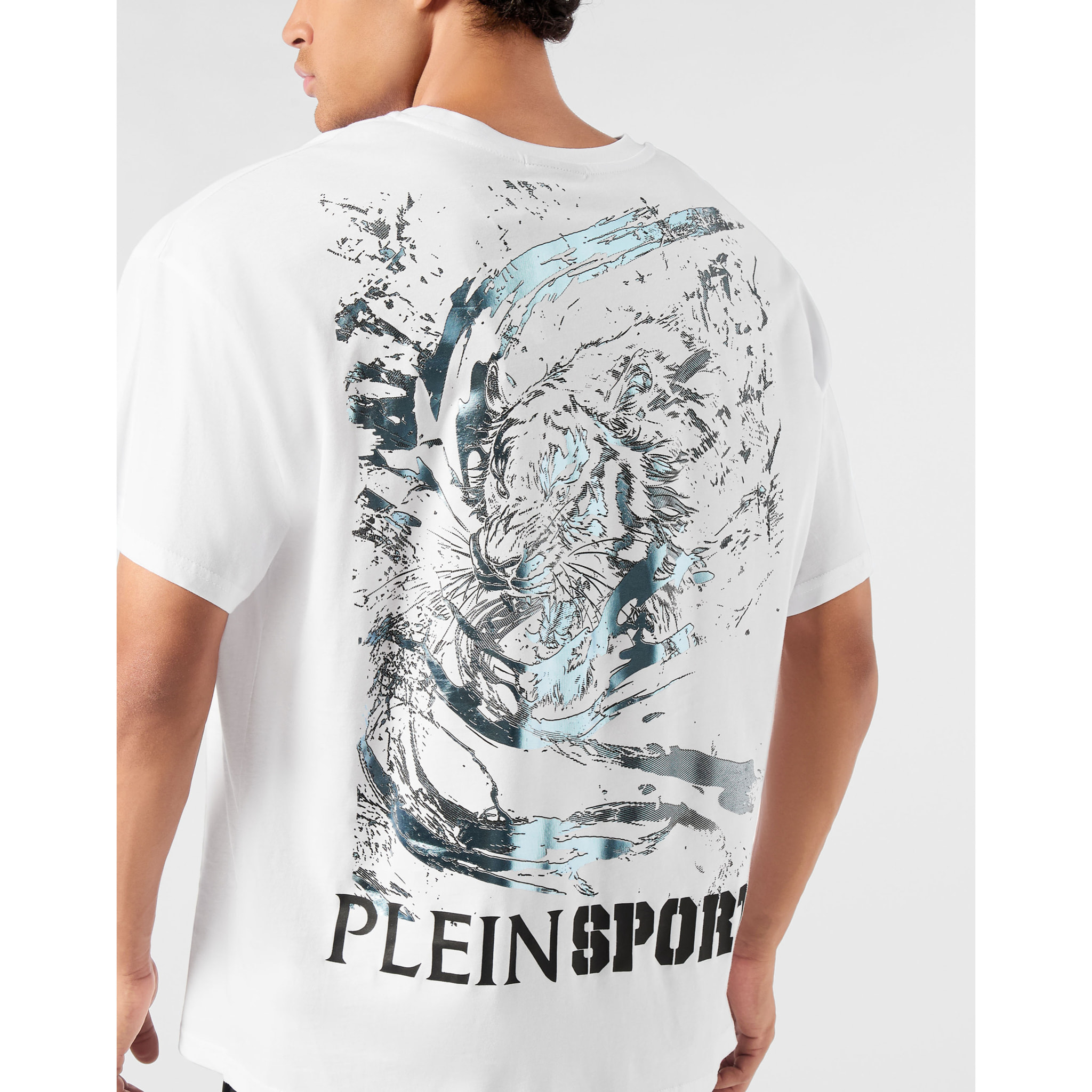 PLEIN SPORT T-Shirt Round Neck Ss TIGER
