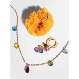 Orecchino Candy Colors Placcato Oro