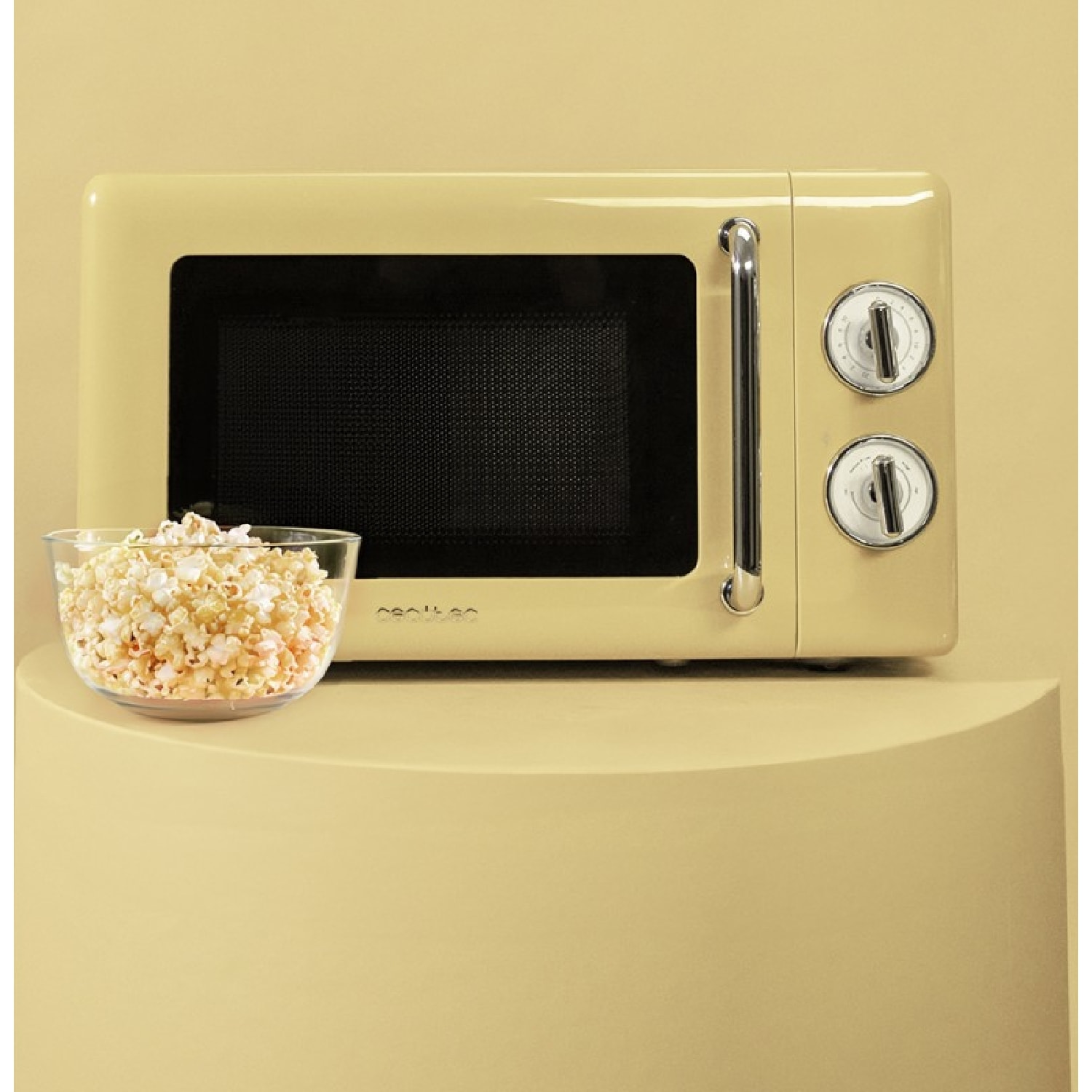 Cecotec Microondas 20l con grill proclean 3110 retro yellow