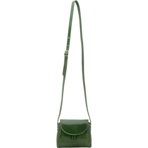 Borsa a tracolla da donna - Modello Seraphina Lux - Vera pelle - 14.0 x 18.0 x 7.0 cm