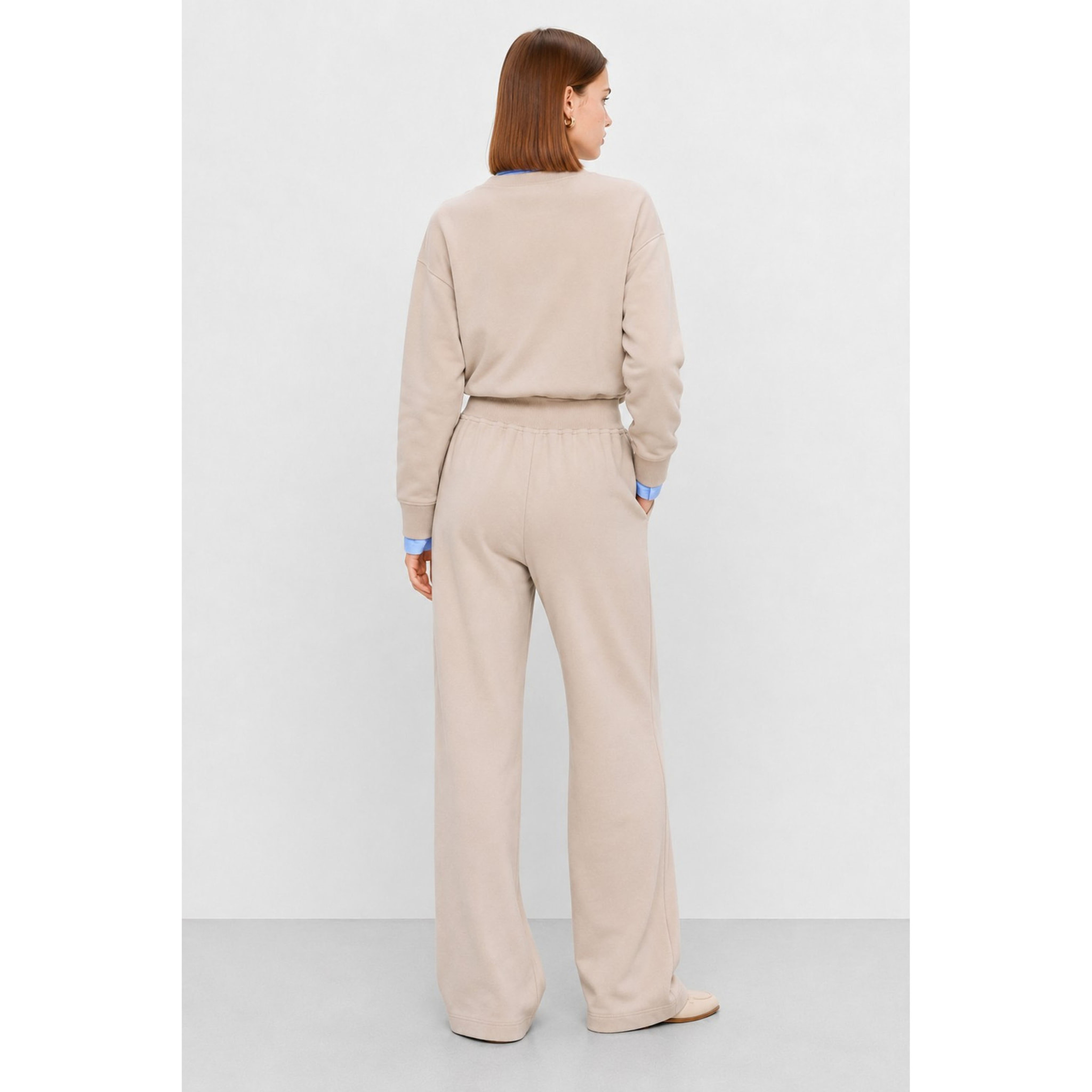 Kocca - Pantaloni da donna in cotone a vita alta e gamba larga Donna