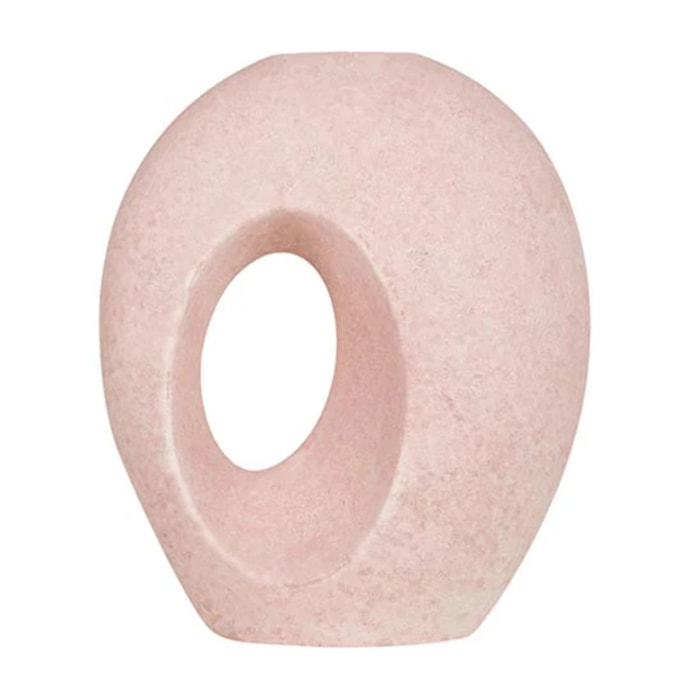 Florero Cerámica Rosa 29x16x35 Cm