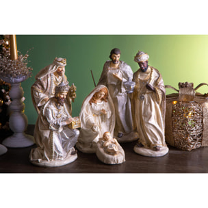 NativitÃ 6 Pezzi. Altezza 30,5 Cm - Pezzi 1 - 10X30,5X10cm - Colore: Dorato - Bianchi Dino - Articoli Natalizi