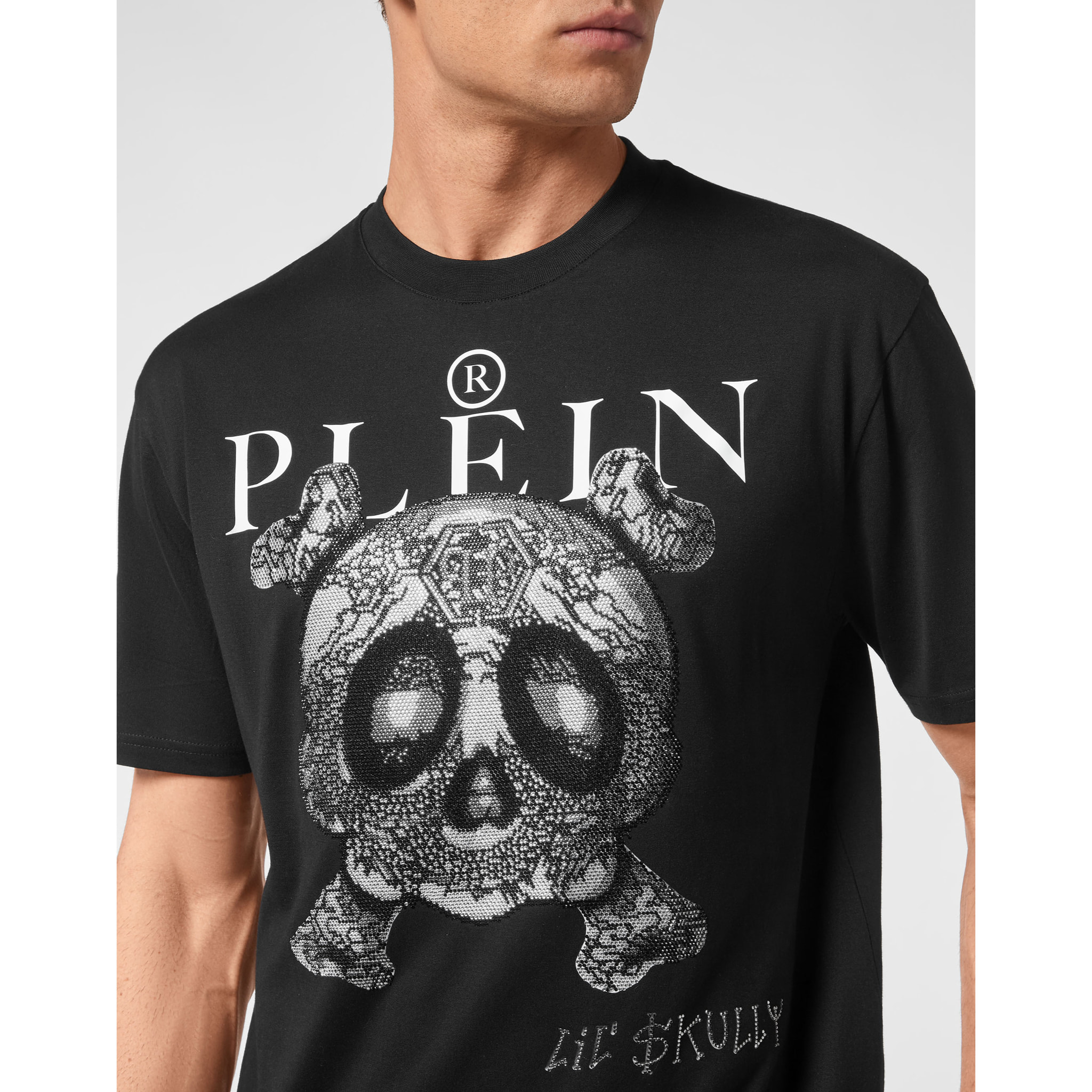 PHILIPP PLEIN T-Shirt Round Neck LIL’ MONSTERS GANG
