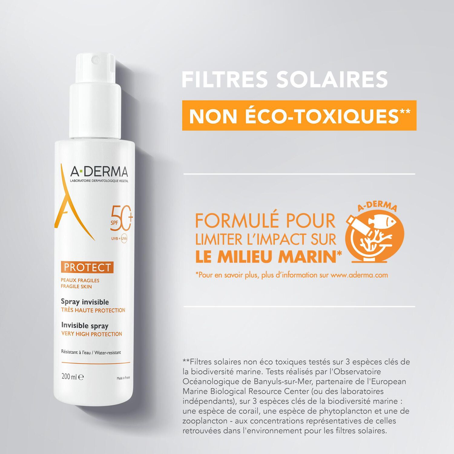 Protect SPF50+ - Spray Très Haute Protection 200 ml