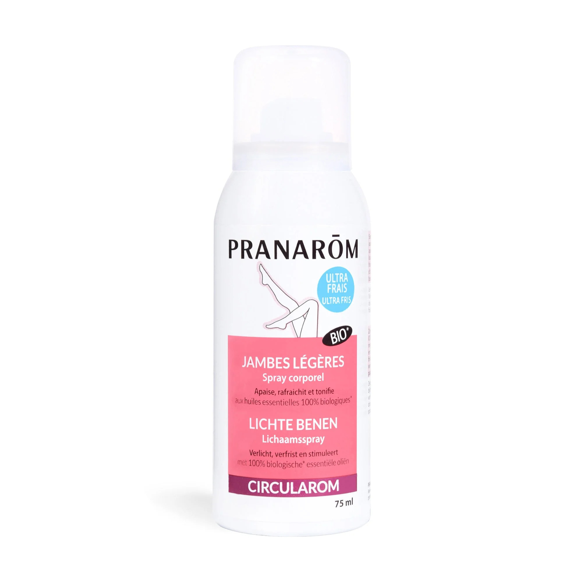 Pranarom - Spray corporel - Jambes légères - Bio - 75 ml